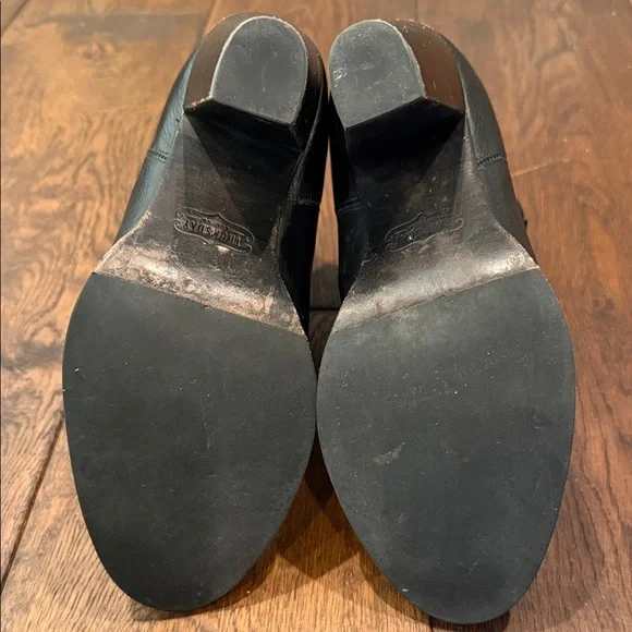 Thursday Everyday Leather Heel Black Boots, Size 9 - Picture 5 of 8